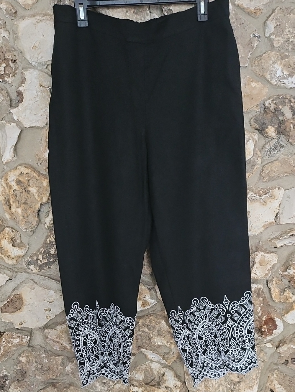 Chico's Black Linen Blend Pants